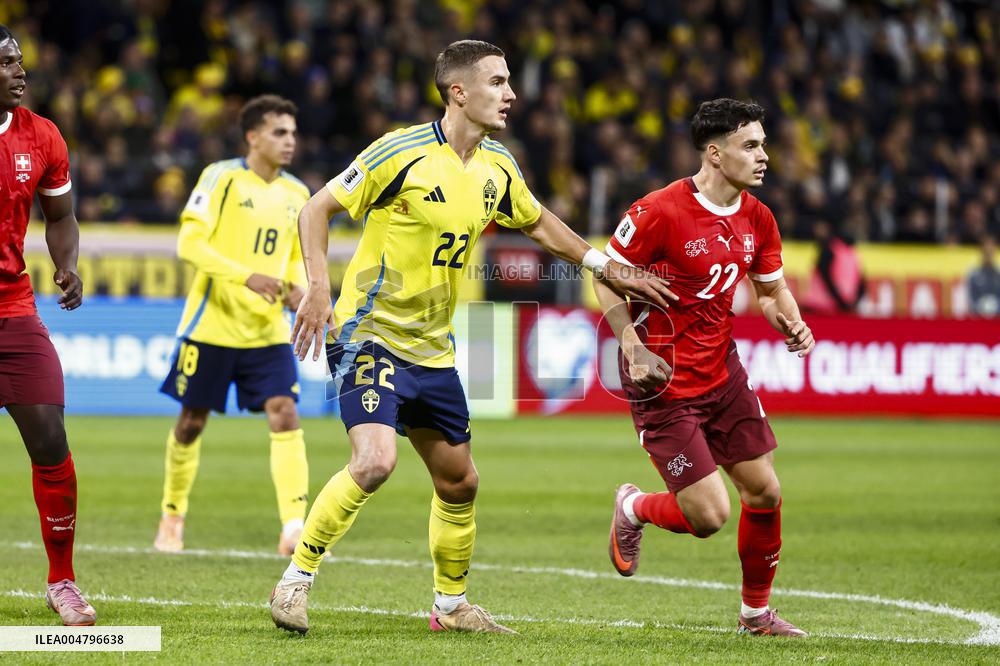 WORLD CUP QUALIFYING SWEDEN-SWITZERLAND