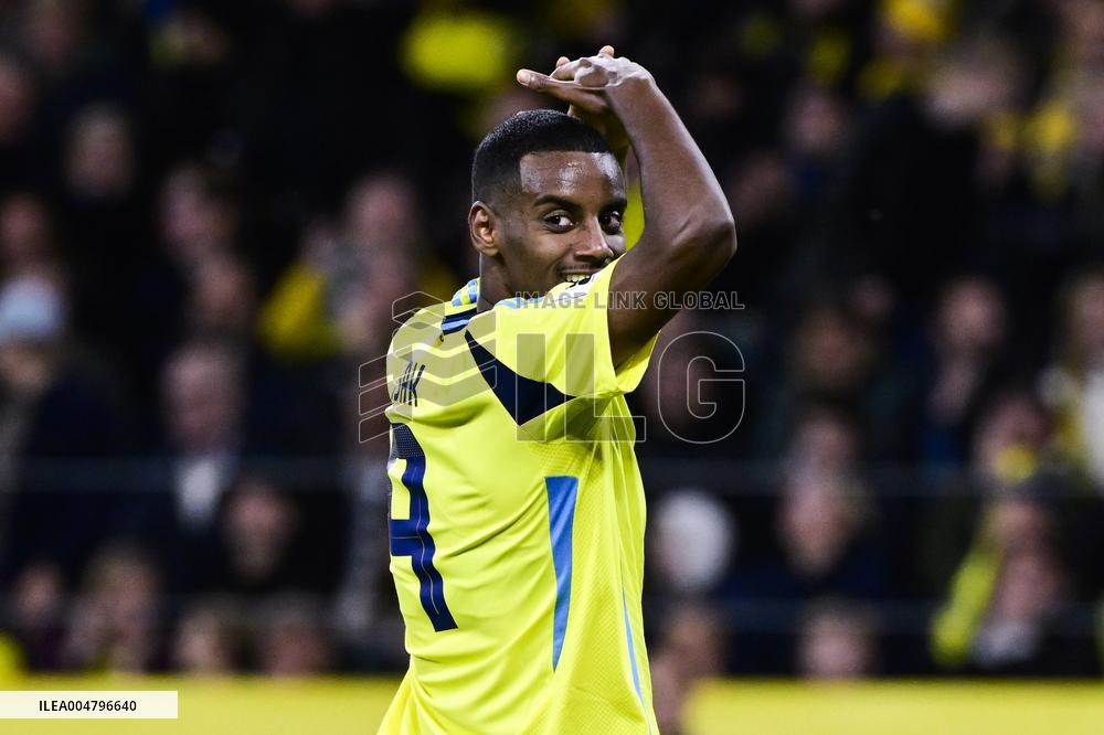 WORLD CUP QUALIFYING SWEDEN-SWITZERLAND