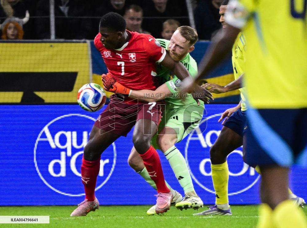 WORLD CUP QUALIFYING SWEDEN-SWITZERLAND