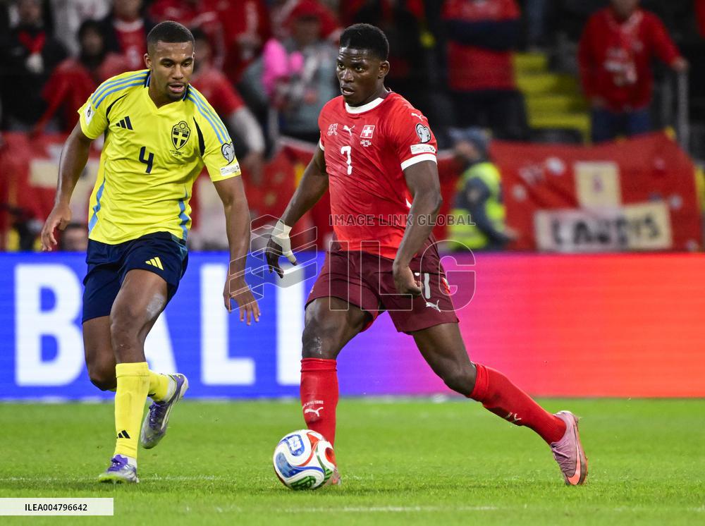 WORLD CUP QUALIFYING SWEDEN-SWITZERLAND
