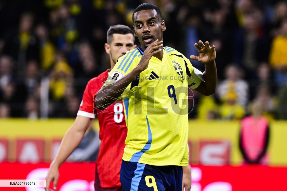 WORLD CUP QUALIFYING SWEDEN-SWITZERLAND