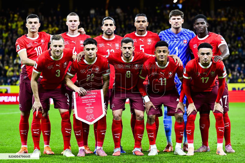 WORLD CUP QUALIFYING SWEDEN-SWITZERLAND