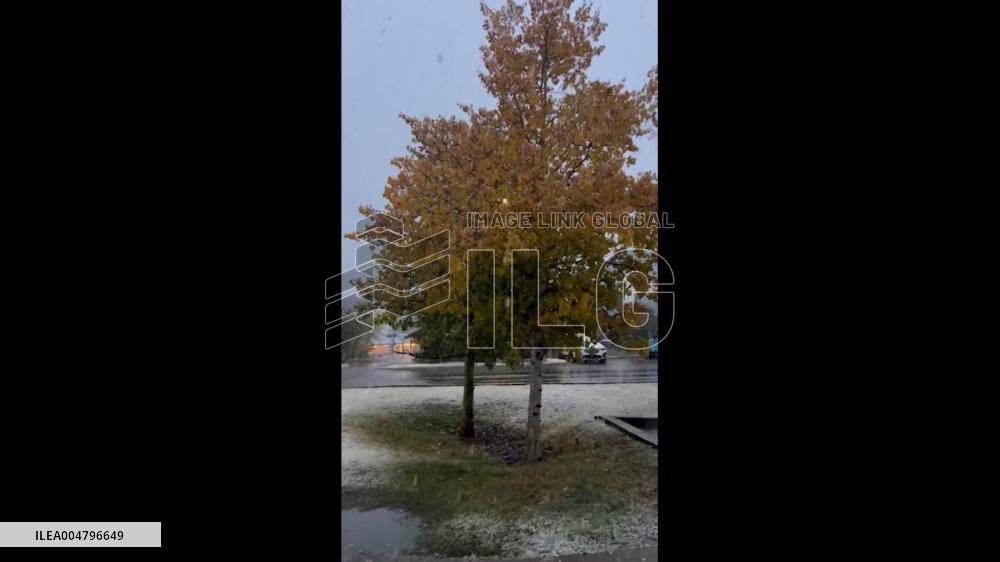 Canada: First Snow of Season Reported in Southern Alberta