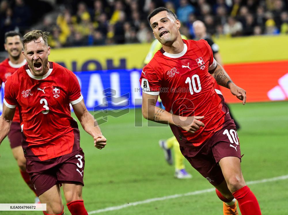 WORLD CUP QUALIFYING SWEDEN-SWITZERLAND