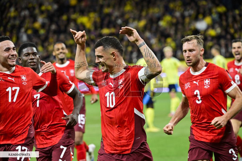 WORLD CUP QUALIFYING SWEDEN-SWITZERLAND