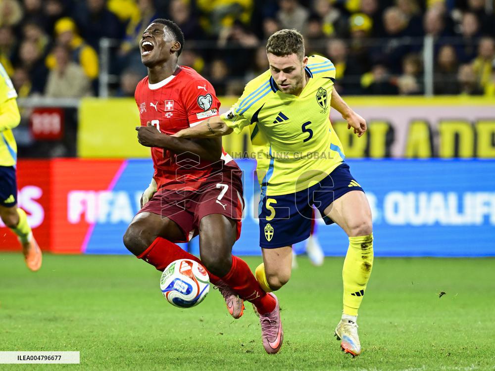 WORLD CUP QUALIFYING SWEDEN-SWITZERLAND