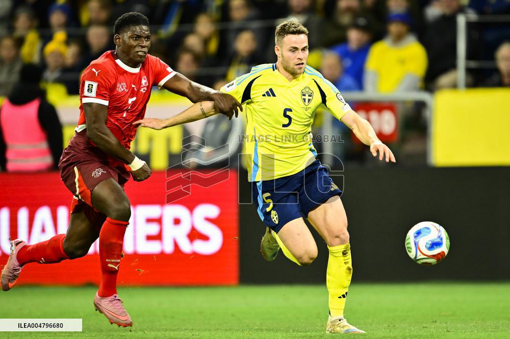 WORLD CUP QUALIFYING SWEDEN-SWITZERLAND