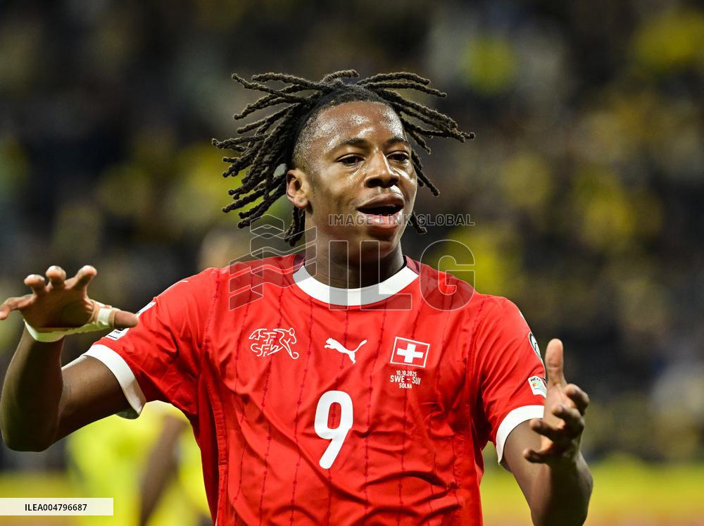 WORLD CUP QUALIFYING SWEDEN-SWITZERLAND