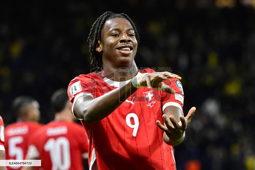 WORLD CUP QUALIFYING SWEDEN-SWITZERLAND