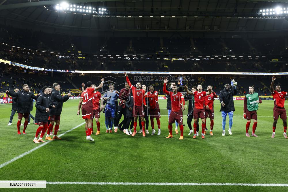 WORLD CUP QUALIFYING SWEDEN-SWITZERLAND