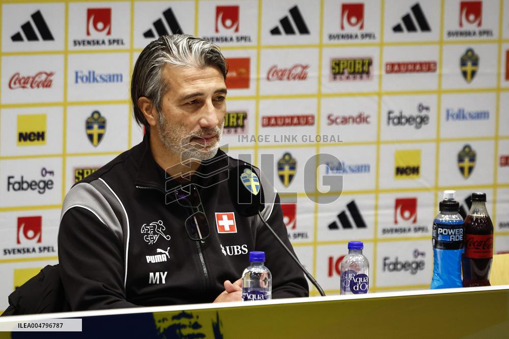 WORLD CUP QUALIFYING SWEDEN-SWITZERLAND