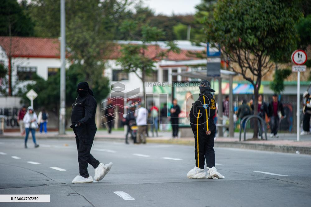 Clashes in Bogota's National University after Alleged Bomb Threat