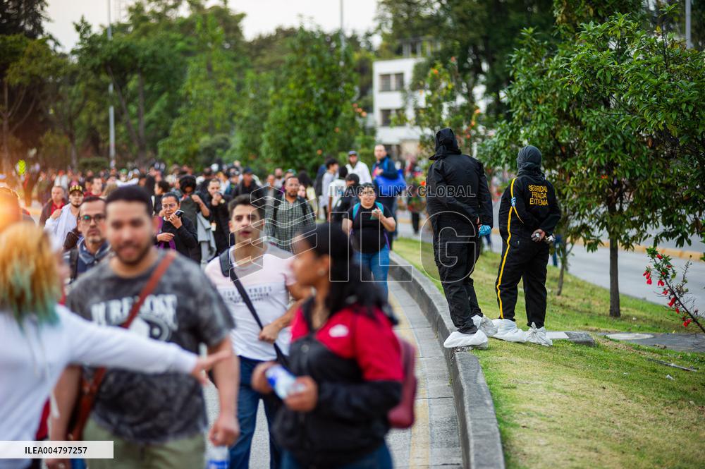 Clashes in Bogota's National University after Alleged Bomb Threat