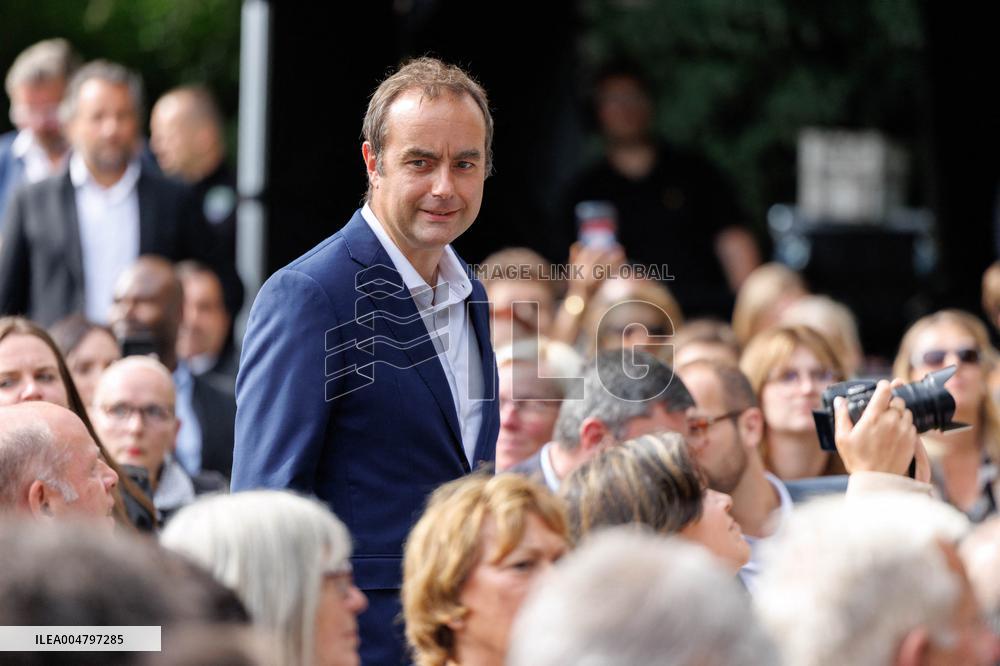 Speech by the Minister of Justice at his political return - Tourcoing AJ