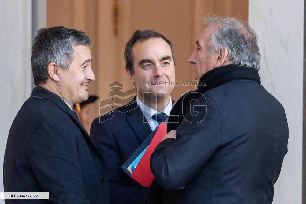 New Government leave the Weekly Cabinet Meeting - Paris AJ