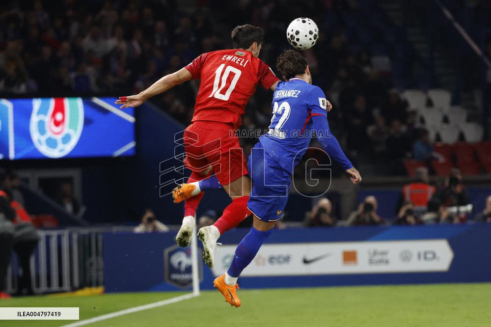 World Cup 2026 qualifying match - France vs Azerbaidjan - Parc des Princes