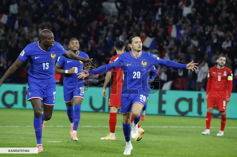 World Cup 2026 qualifying match - France vs Azerbaidjan - Parc des Princes