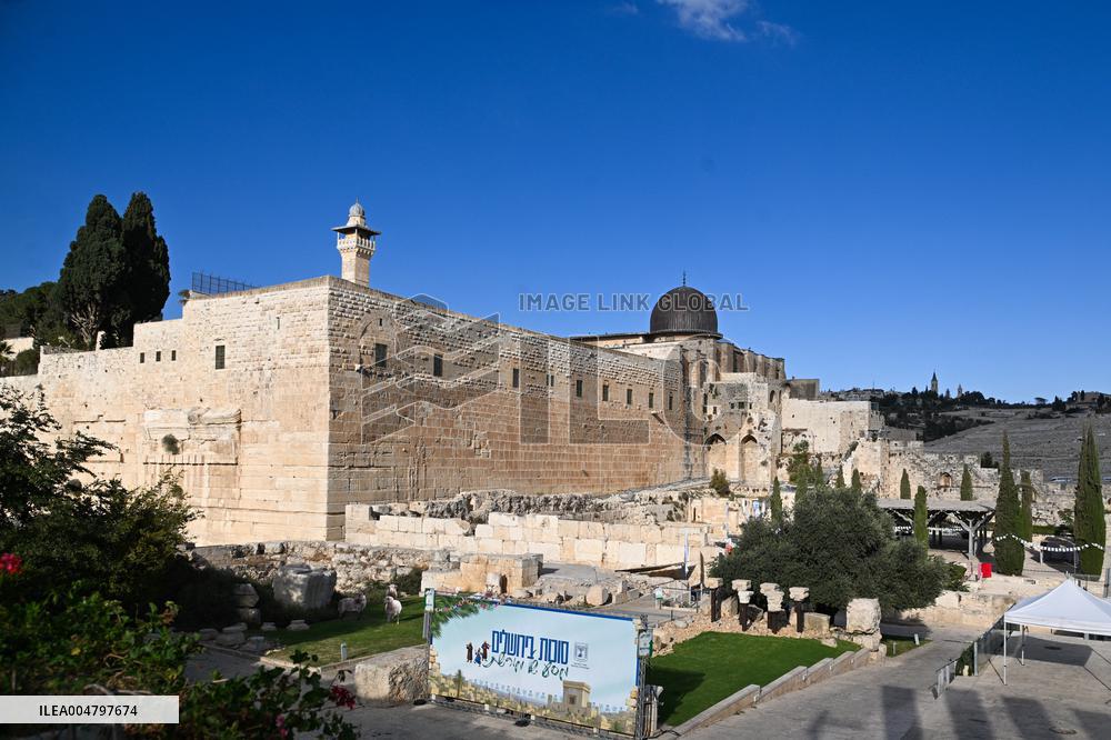 The Western Wall in Jerusalem Old City - Israel