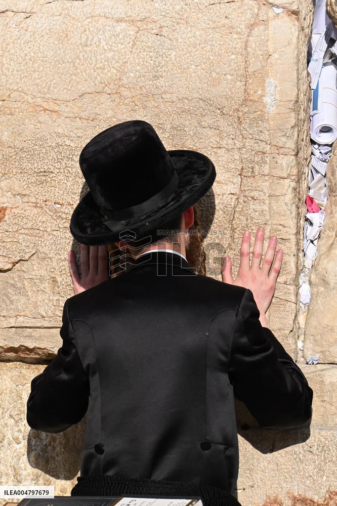 The Western Wall in Jerusalem Old City - Israel