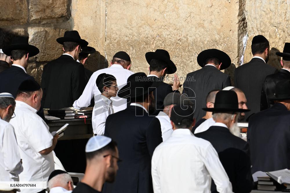 The Western Wall in Jerusalem Old City - Israel