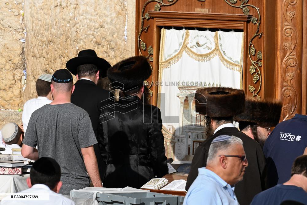 The Western Wall in Jerusalem Old City - Israel