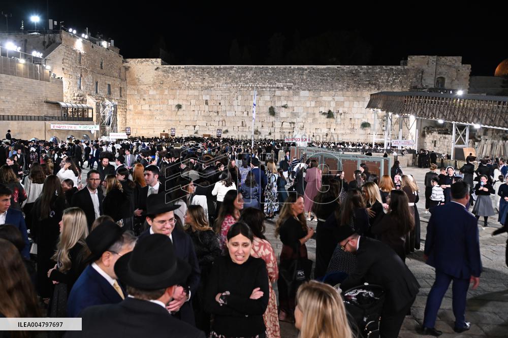 The Western Wall in Jerusalem Old City - Israel