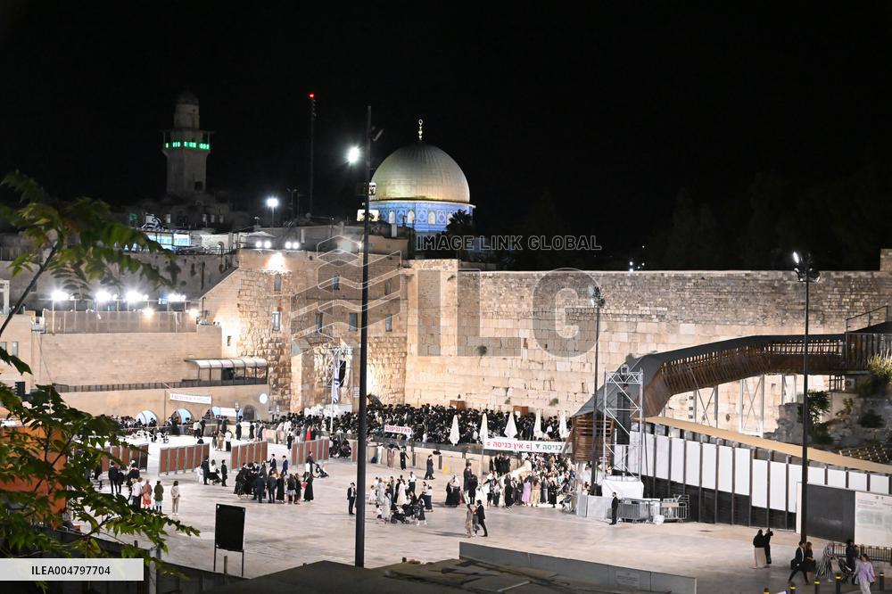 The Western Wall in Jerusalem Old City - Israel