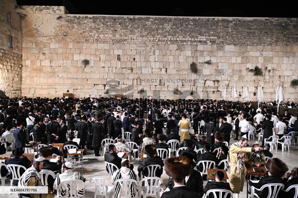 The Western Wall in Jerusalem Old City - Israel