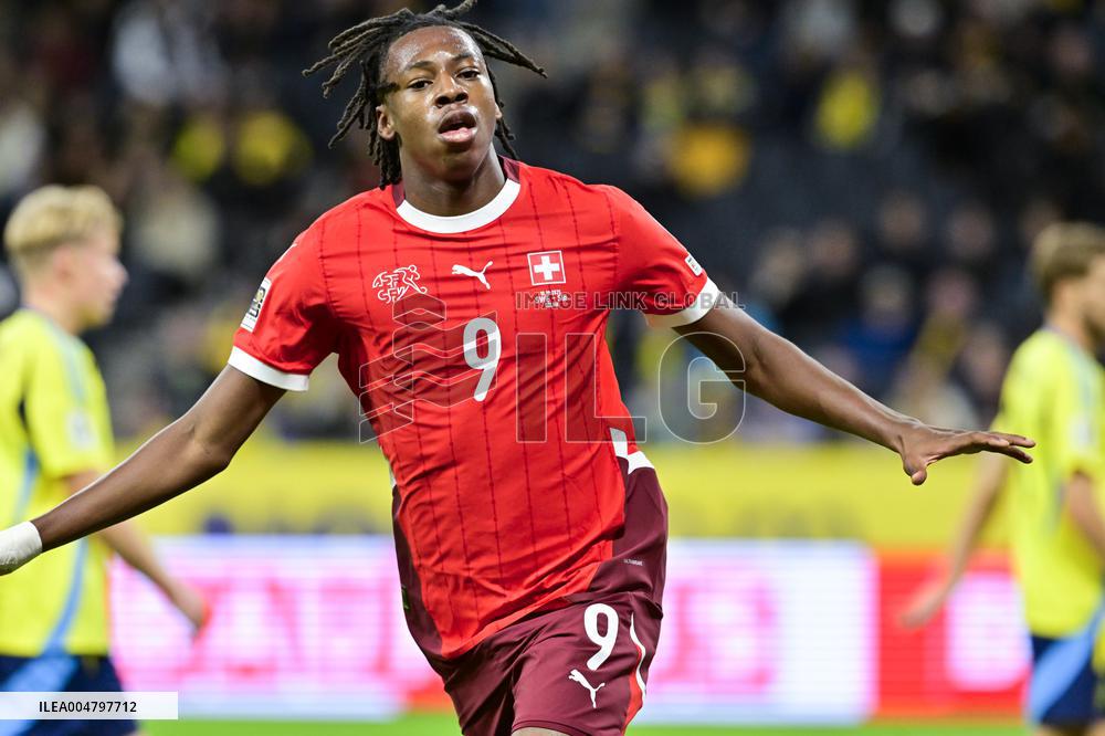 WORLD CUP QUALIFYING SWEDEN-SWITZERLAND