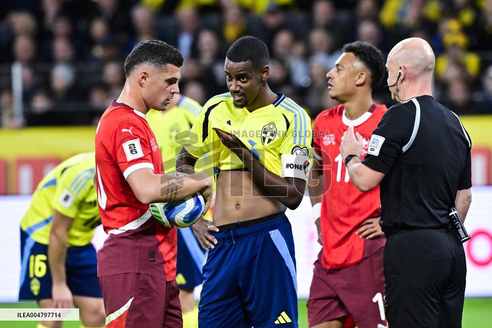 WORLD CUP QUALIFYING SWEDEN-SWITZERLAND