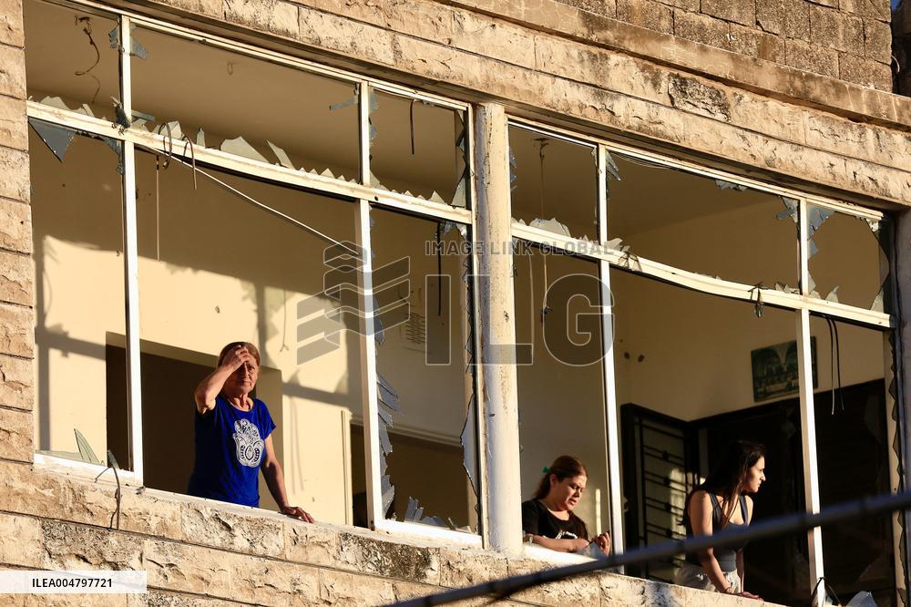 Israeli Airstrikes in Msayleh - Lebanon