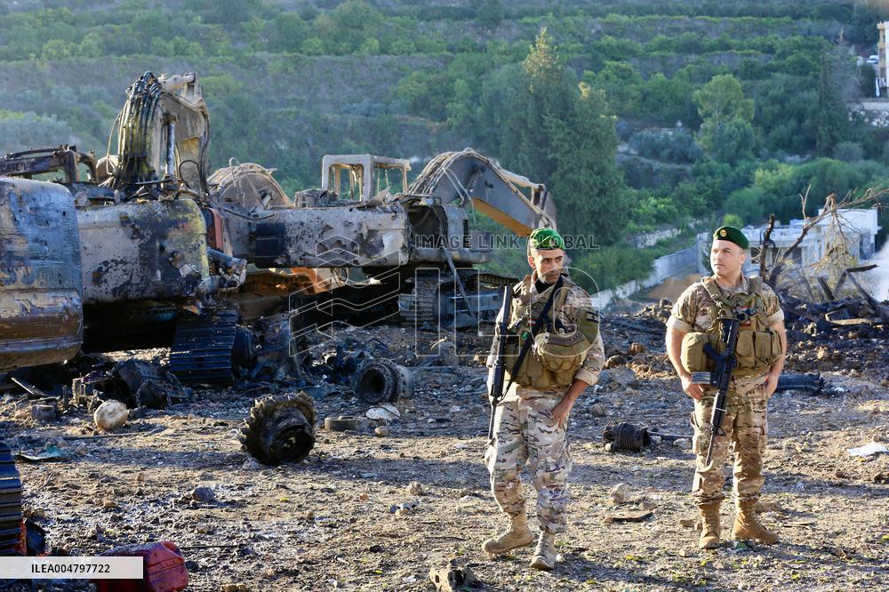 Israeli Airstrikes in Msayleh - Lebanon