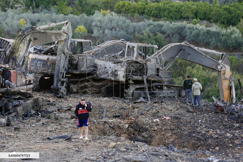 Israeli Airstrikes in Msayleh - Lebanon