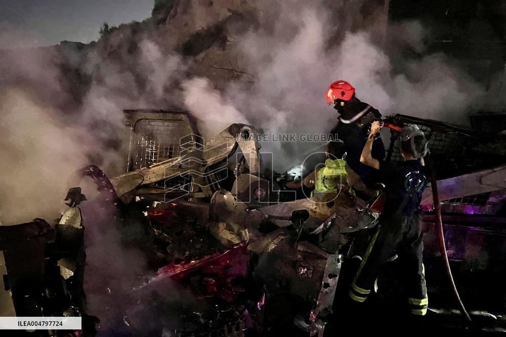 Israeli Airstrikes in Msayleh - Lebanon