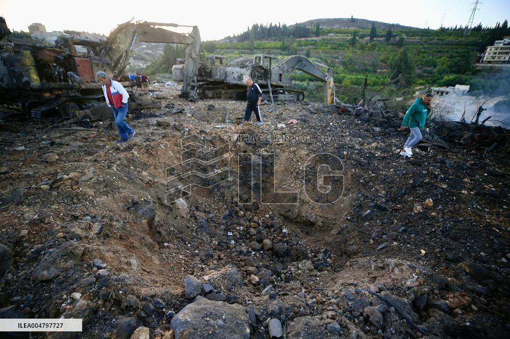 Israeli Airstrikes in Msayleh - Lebanon