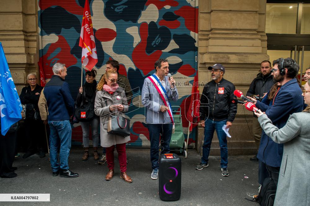 Call for Strike Against Shein Partnership At BHV Store - Paris
