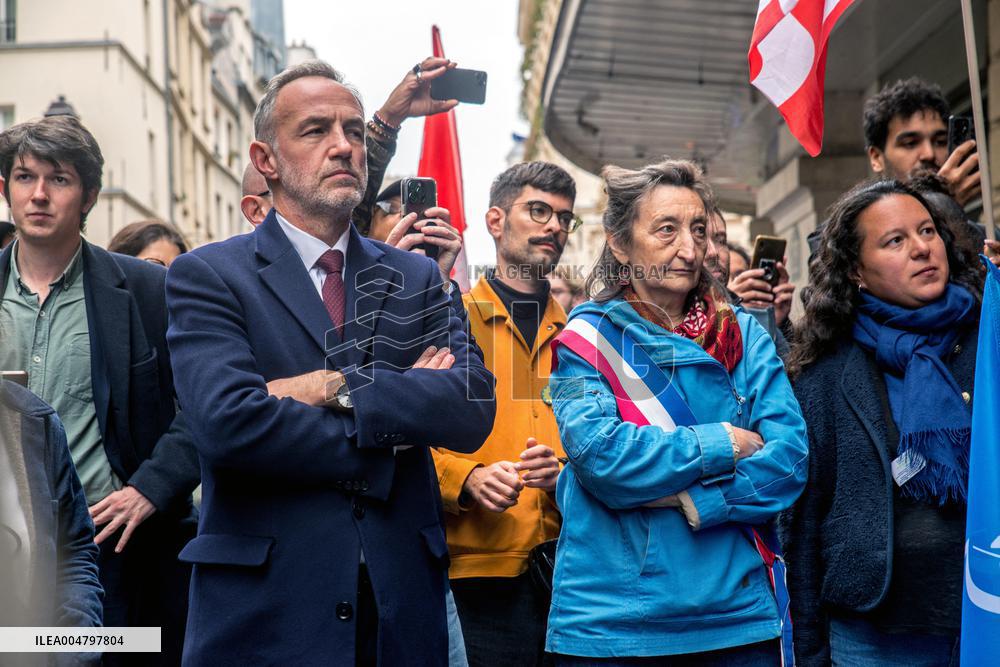 Call for Strike Against Shein Partnership At BHV Store - Paris