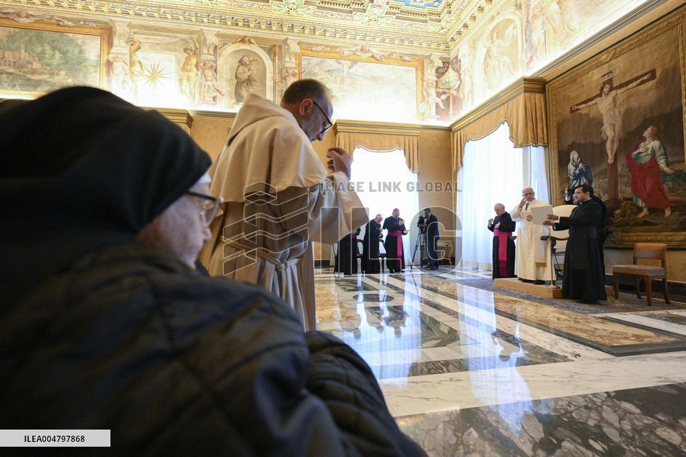 Pope Leo XIV Receives Italian Hermits - Vatican