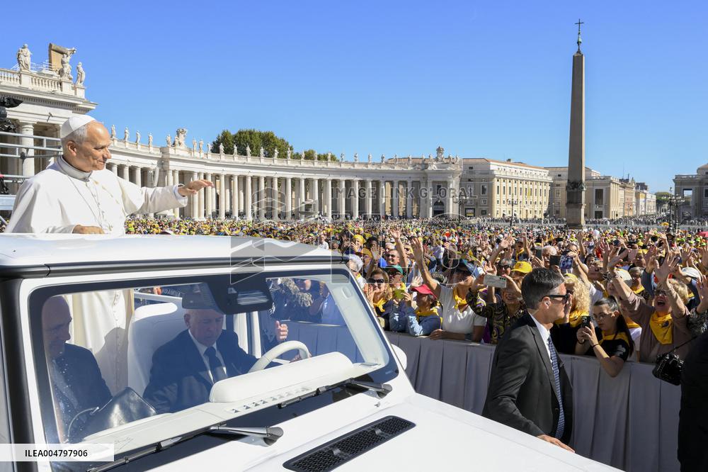 Pope Leo XIV At The Audience To The Pilgrims From The Tuscany Region - Vatican