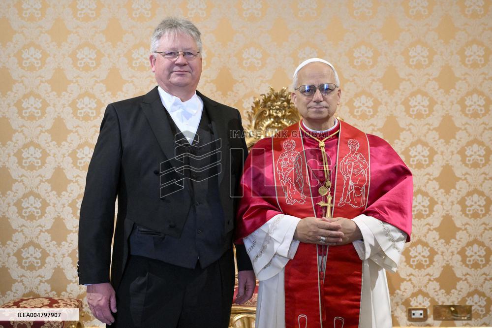 Pope Leo XIV receives the Letters of Credence - Vatican