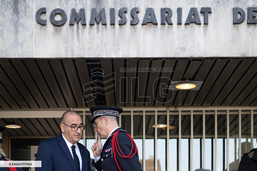 French PM Sebastien Lecornu Visits A Police Station - Hay-les-Roses