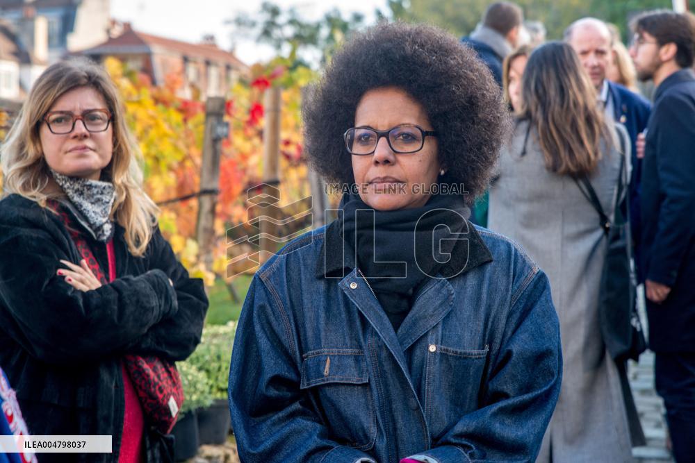 Anne Hidalgo Faced Protesters At Fête des Vendanges - Montmartre