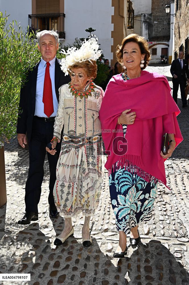 Fernando Palazuelo And Micaela Belmot Tie The Knot - Caceres