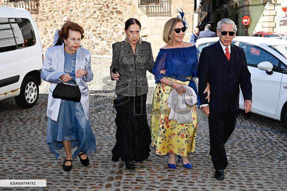 Fernando Palazuelo And Micaela Belmot Tie The Knot - Caceres