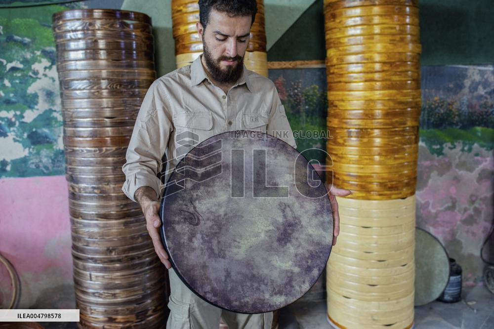 Traditional Daf Drums of Sanandaj- Iran