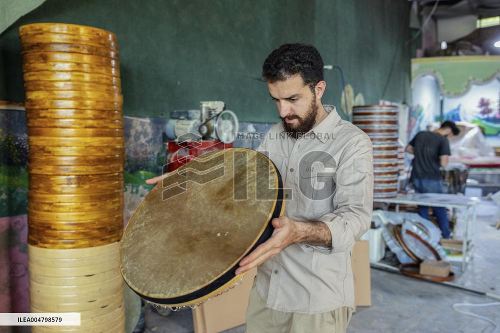 Traditional Daf Drums of Sanandaj- Iran