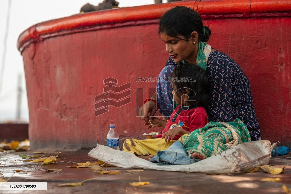 Daily Life in Varanasi - India