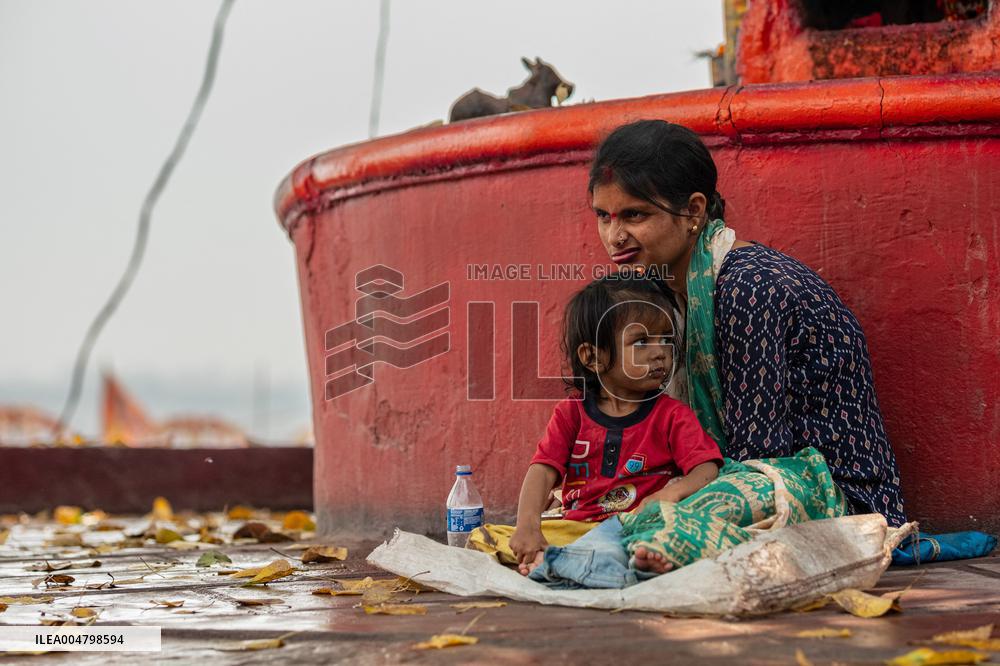 Daily Life in Varanasi - India