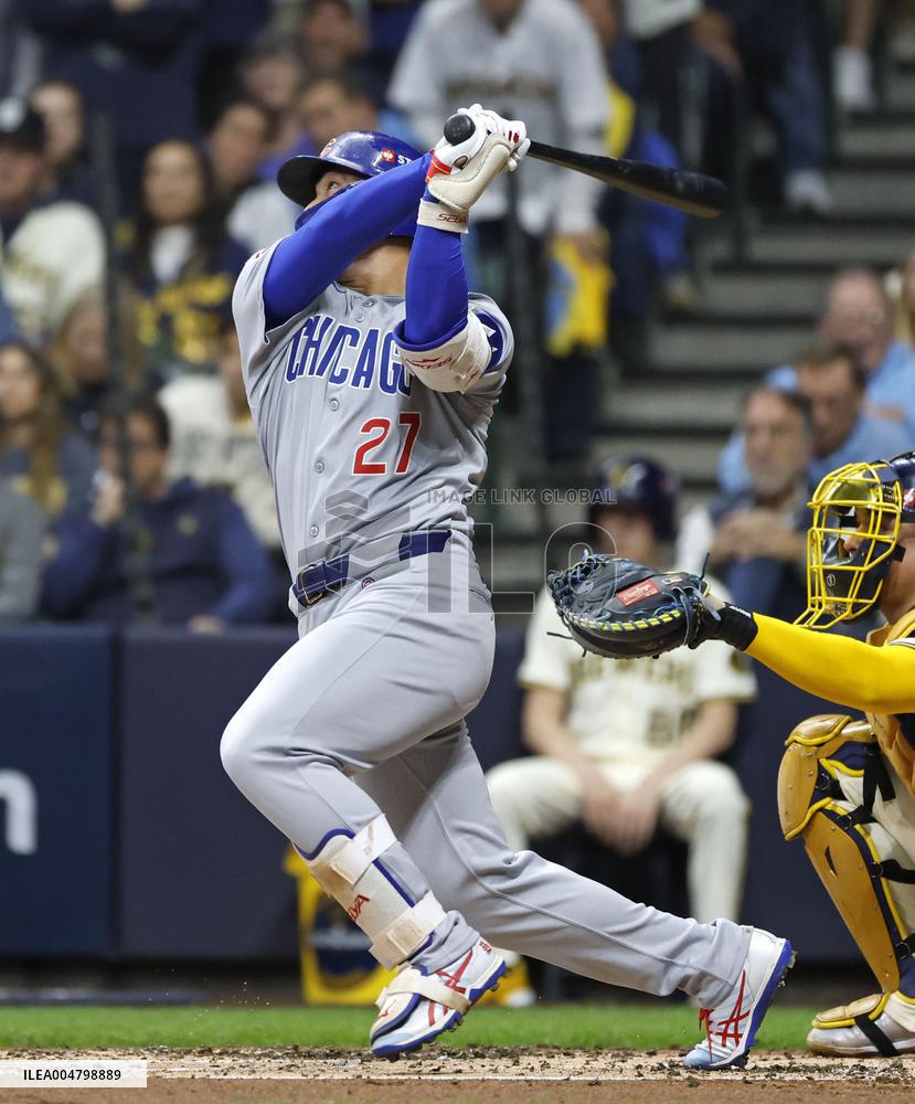 Baseball: Division Series between Cubs and Brewers