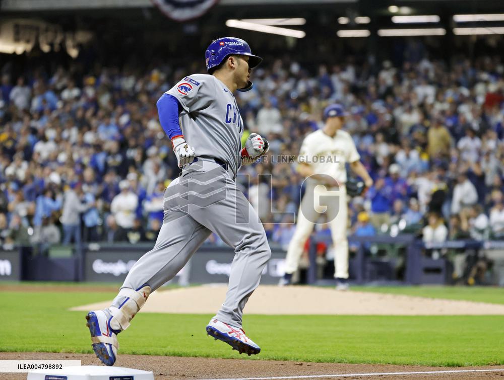 Baseball: Division Series between Cubs and Brewers